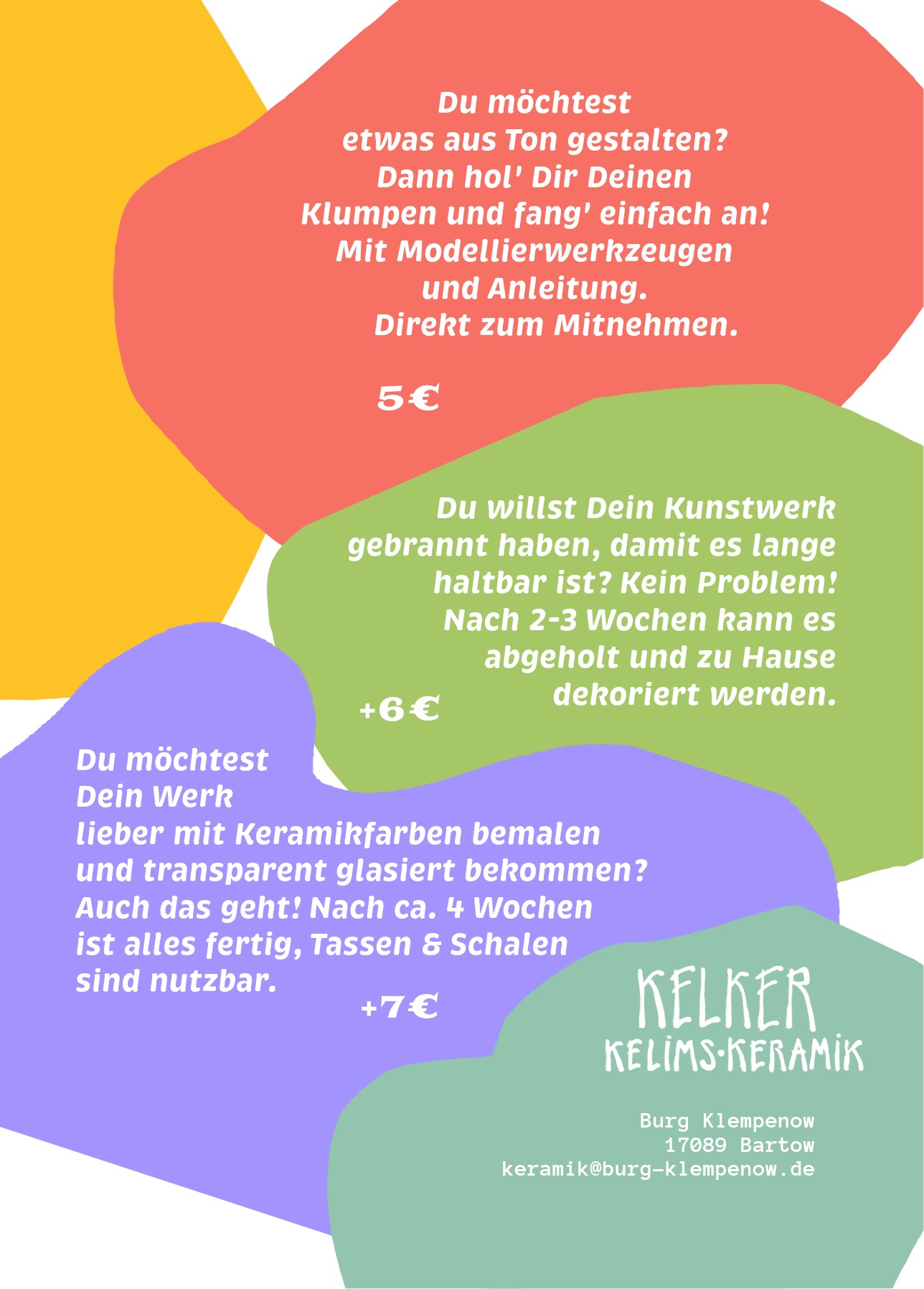 Töpfern am Abend