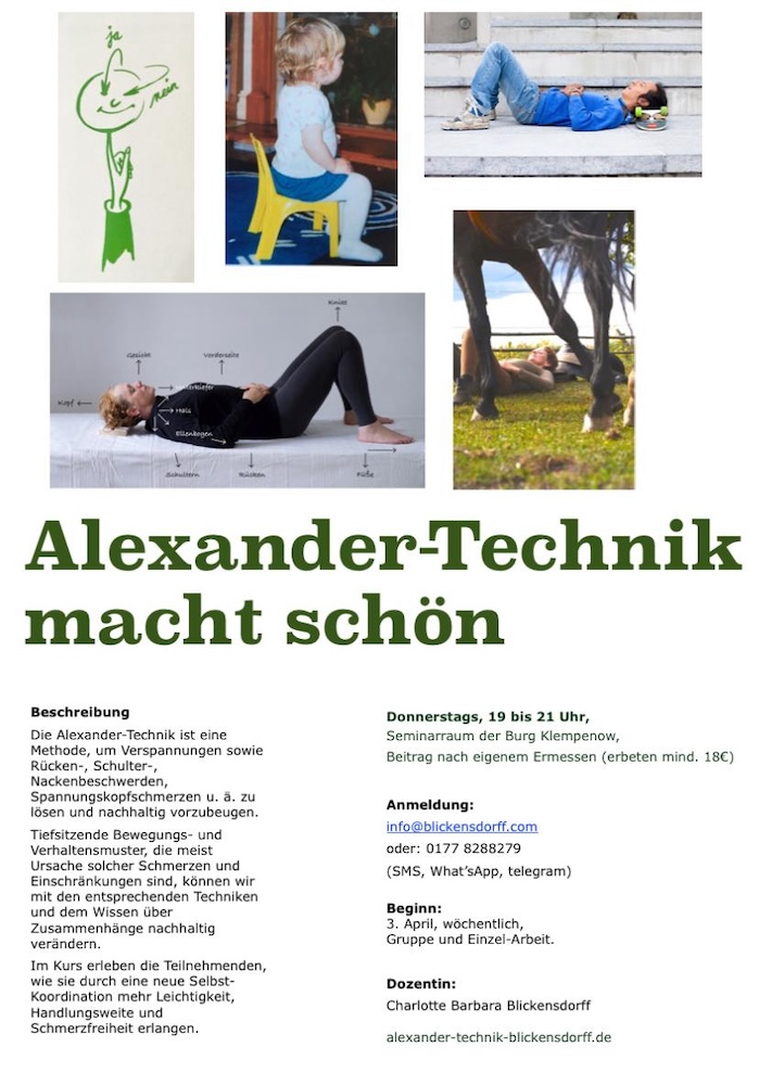 Alexander-Technik macht schön