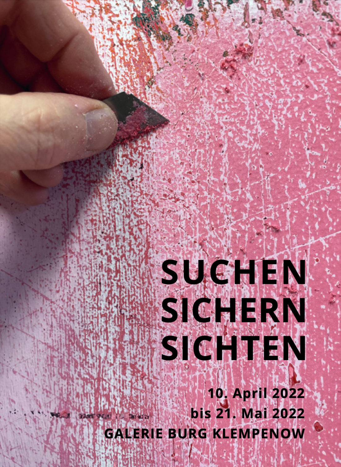 Einladung Ausstellung SUCHEN SICHERN SICHTEN Esther Zimmering/Matten Vogel
